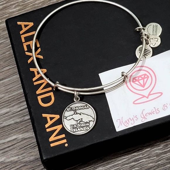 ALEX AND ANI St. Thomas Charm Bangle - Picture 2 of 3